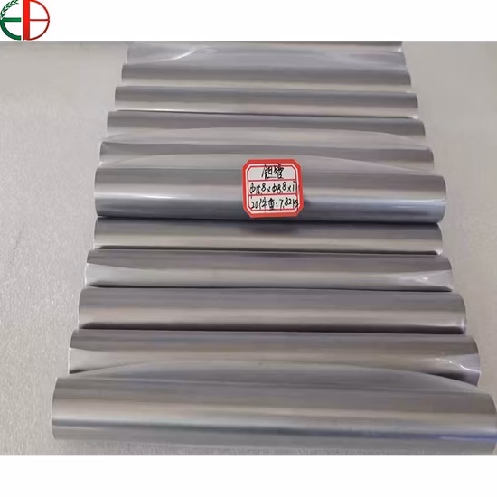 ASTM B521 R05200 R05400 R05252 R0255 Tube de tantale 99,95 % Tuyau de tantale